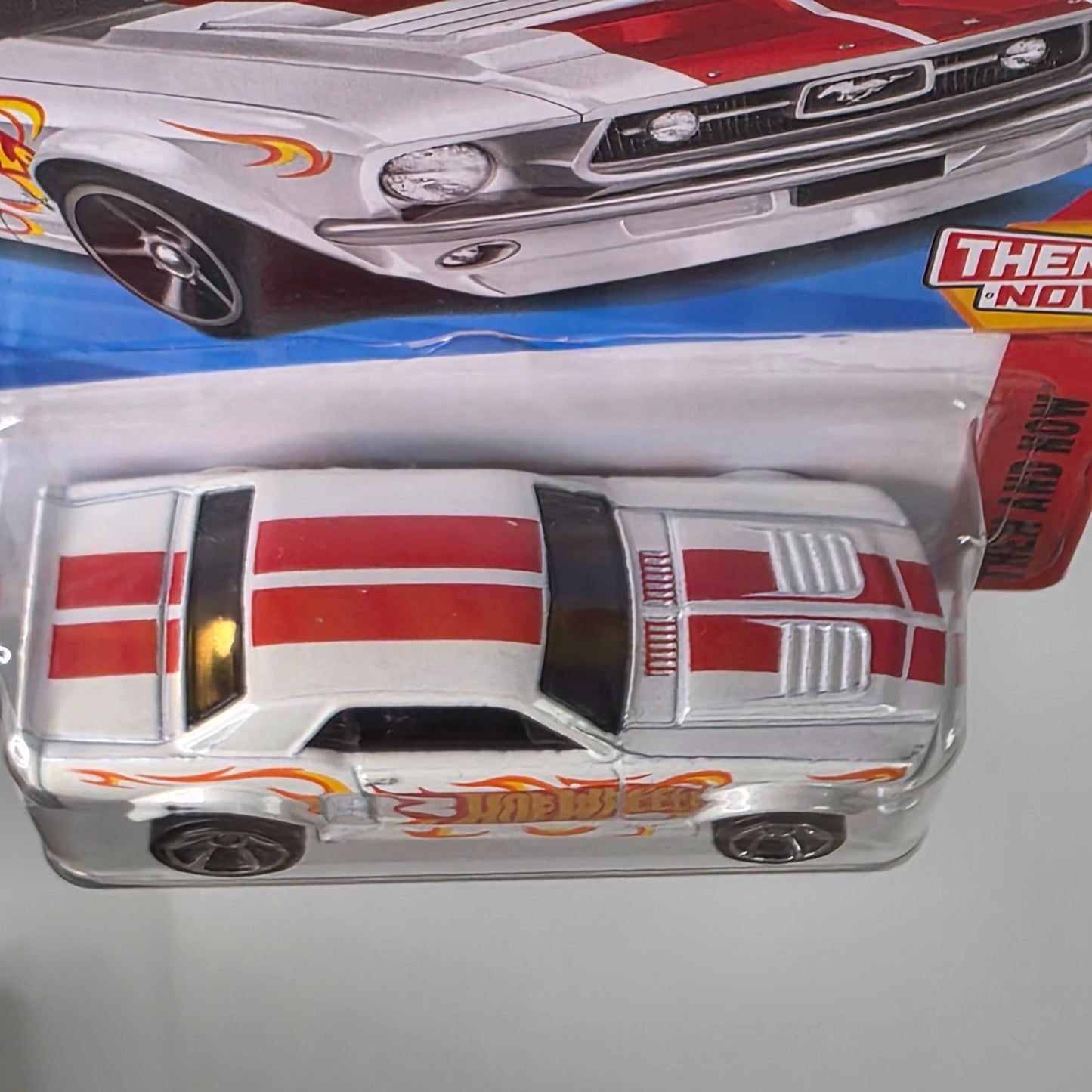 Hot Wheels 67 Ford Mustang Coupe Die-Cast Model Car 1/10 Then And Now Edition