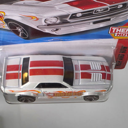 Hot Wheels 67 Ford Mustang Coupe Die-Cast Model Car 1/10 Then And Now Edition