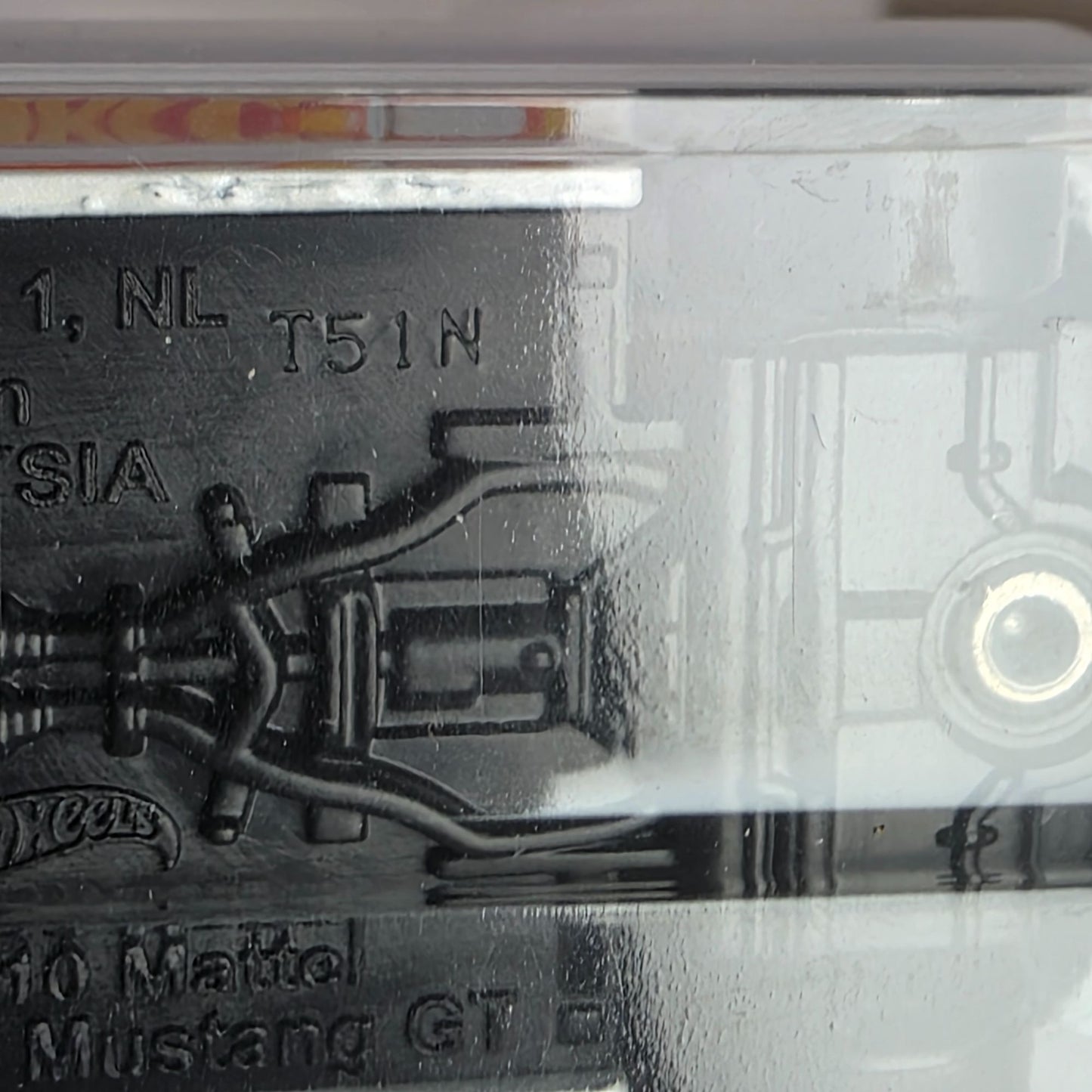 Hot Wheels 67 Ford Mustang Coupe Die-Cast Model Car 1/10 Then And Now Edition