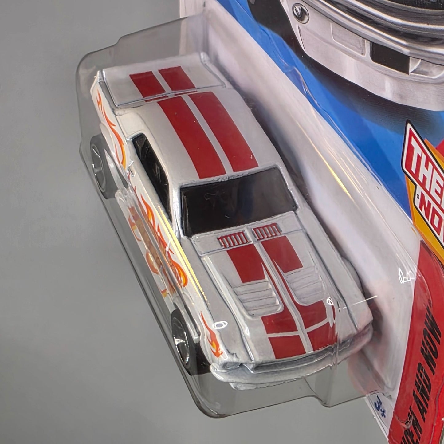 Hot Wheels 67 Ford Mustang Coupe Die-Cast Model Car 1/10 Then And Now Edition