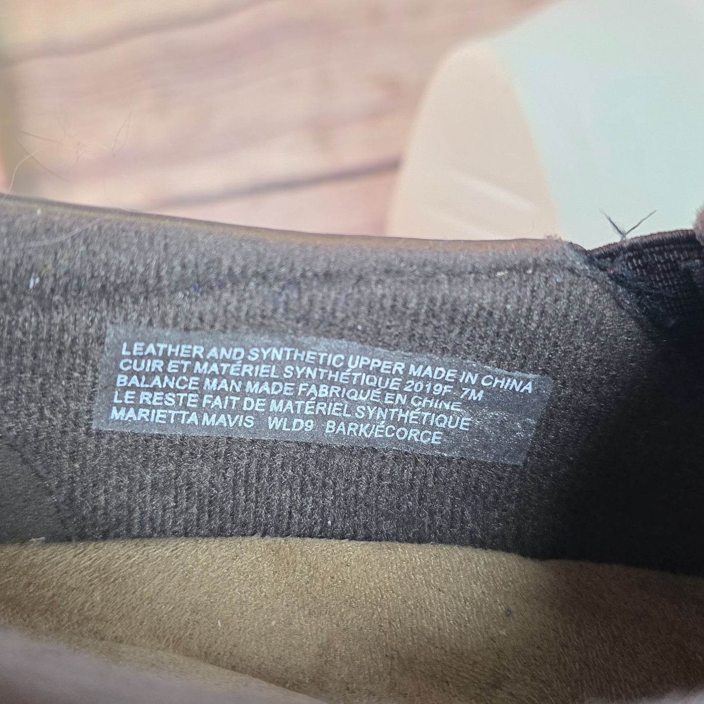 Earth Origins Marietta Mavis Womens Brown Leather & Synthetic Shoes Size 7