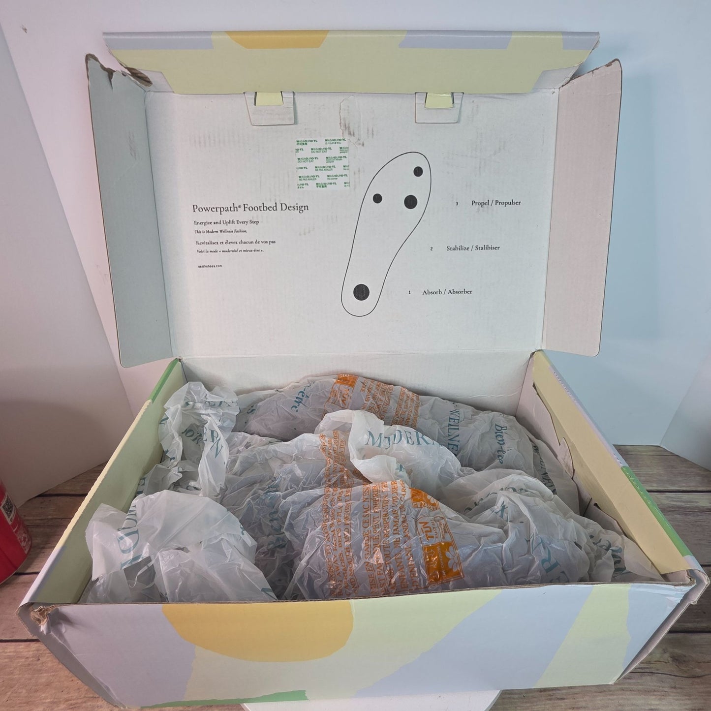 Earth Origins Marietta Mavis Womens Brown Leather & Synthetic Shoes Size 7