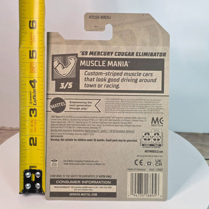 Hot Wheels Muscle Mania 69 Mercury Cougar Eliminator Die-Cast Car  Special Edition  171/250  Guaranteed For Life