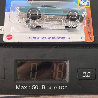 Hot Wheels Muscle Mania 69 Mercury Cougar Eliminator Die-Cast Car  Special Edition  171/250  Guaranteed For Life