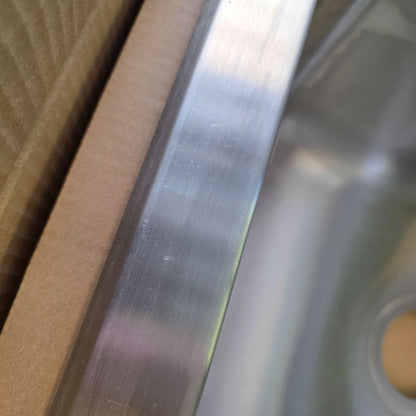 Glacier Bay 33" Double Bowl Dual Mount Kitchen Sink Brushed Stainless Steel Bratten Collection