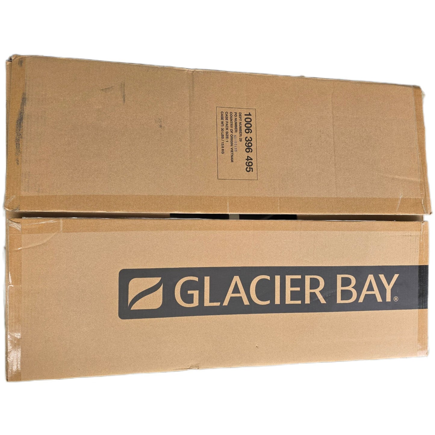 Glacier Bay 33" Double Bowl Dual Mount Kitchen Sink Brushed Stainless Steel Bratten Collection