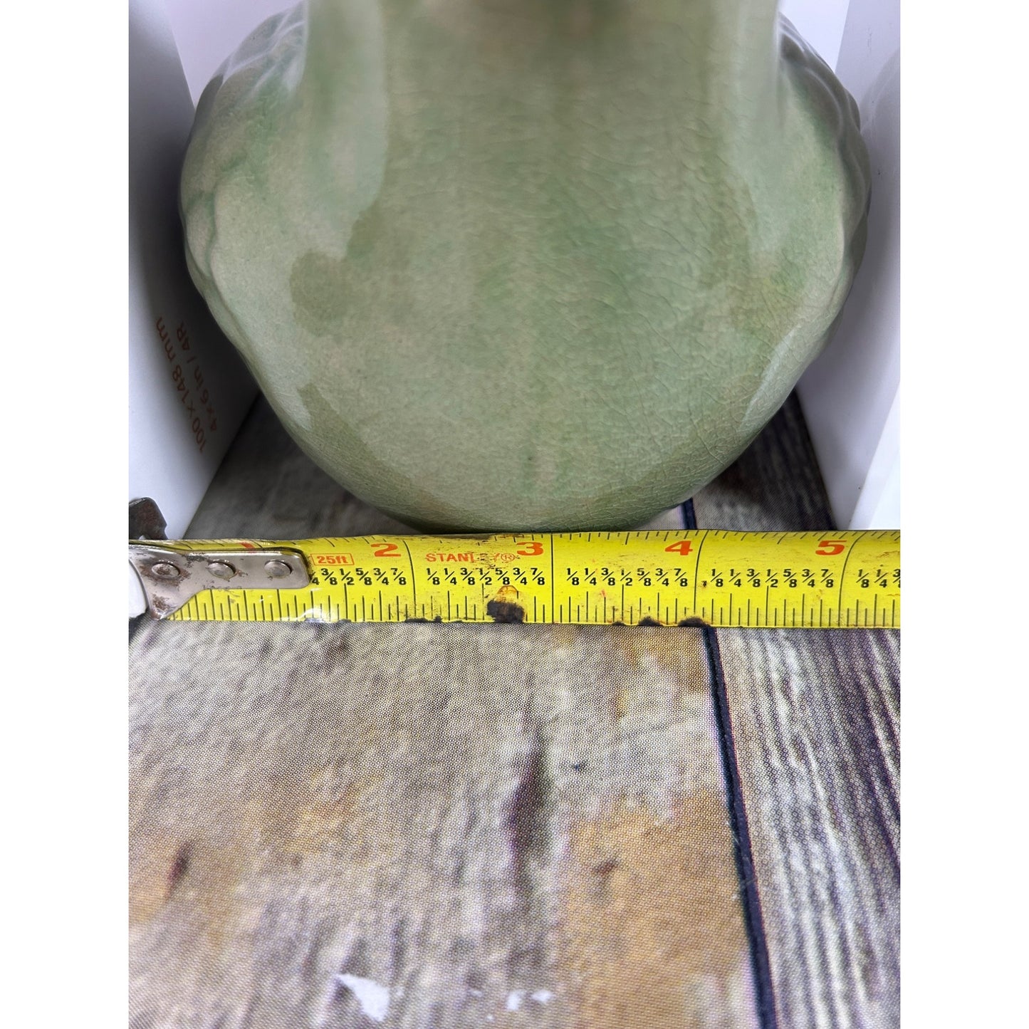 Green Ceramic Bird Figurine Glazed Decorative Collectible Accent