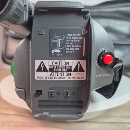 Sony Handycam Video Camera Recorder CCD-FX228 With Case Manual & 2 Maxell Tapes No Battery Untested