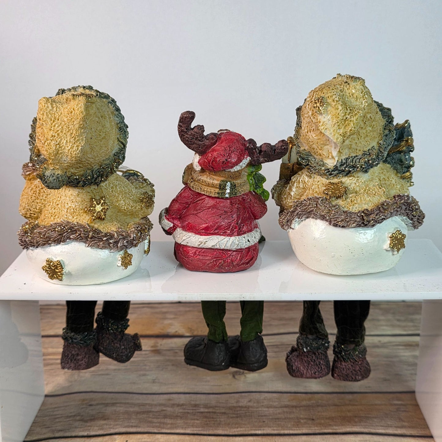 Innovage Holiday Shelf Sitting Snowman & Reindeer Decorations