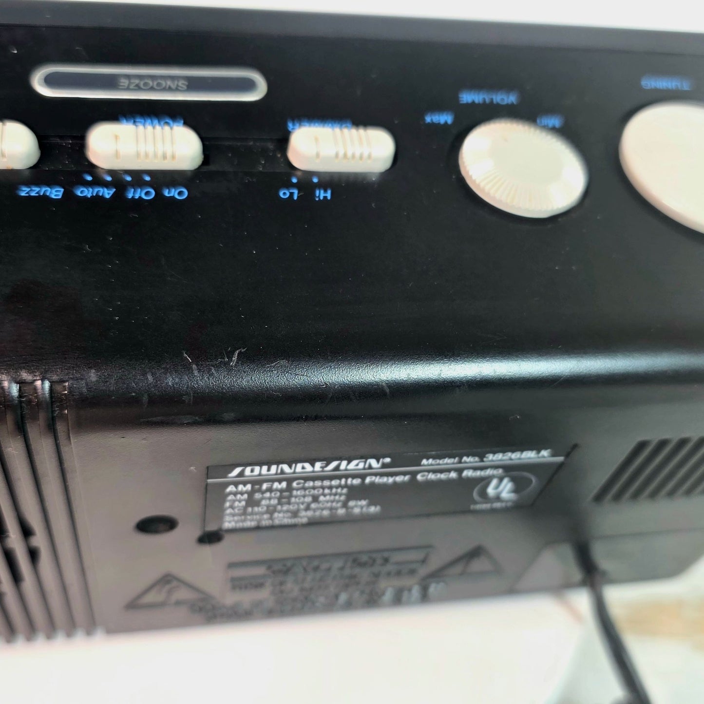 Vintage Soundesign AM/FM Digital Radio Cassette Player