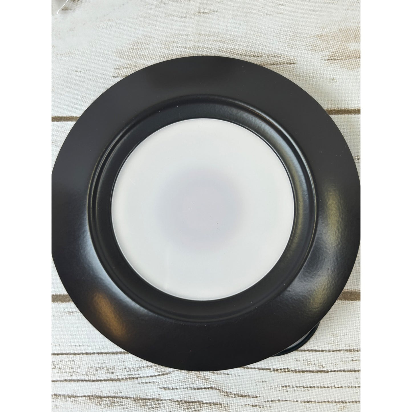 Progress Lighting LED Ceiling Light Fixture P810027-020-30 Wet Location Rated 12W 120V Black Trim Flush Mount Includes Hardware