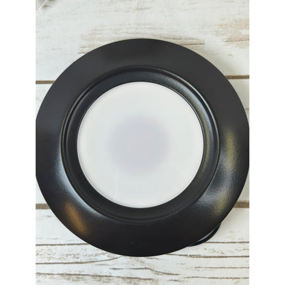 Progress Lighting LED Ceiling Light Fixture P810027-020-30 Wet Location Rated 12W 120V Black Trim Flush Mount Includes Hardware