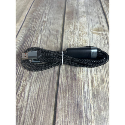 100W Super Fast Charging Cable 3 In 1 Lightning/Type-C/Micro USB With Transparent Chip Design TDA-218