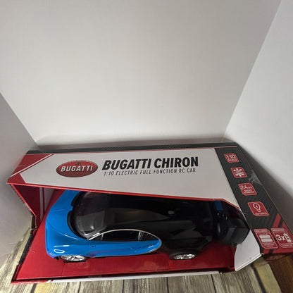 Bugatti Chiron 1:10 Electric Full Function RC Car With LED Lights & 2.4GHz Radio Technology