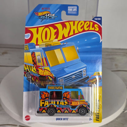 Hot Wheels Quick Bite Fuego Fajitas Die-Cast Food Truck 1:64 Scale