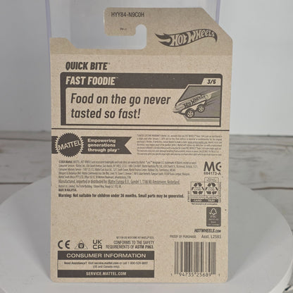 Hot Wheels Quick Bite Fuego Fajitas Die-Cast Food Truck 1:64 Scale