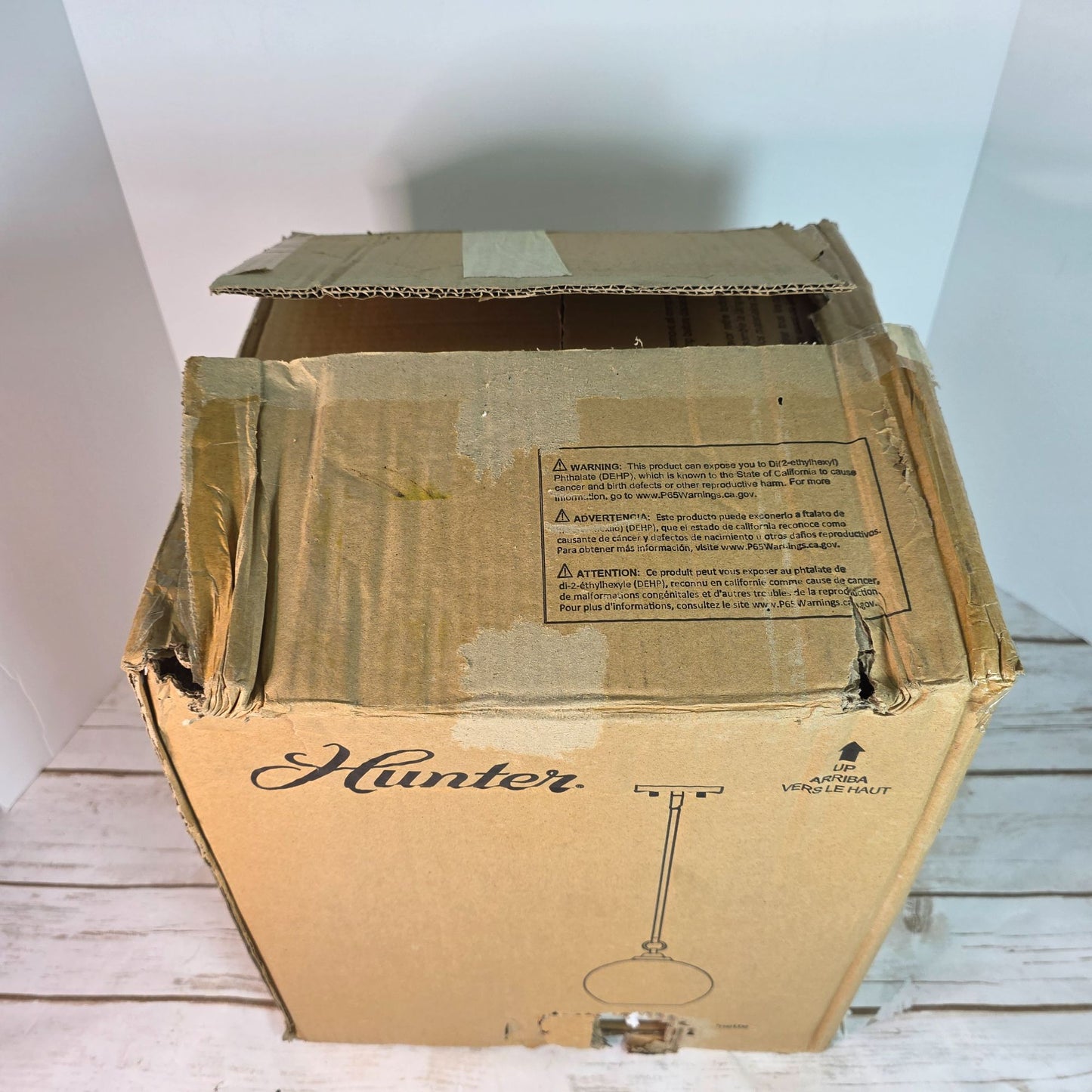 Hunter High Oaks Pendant Light Noble Bronze Finish 19558