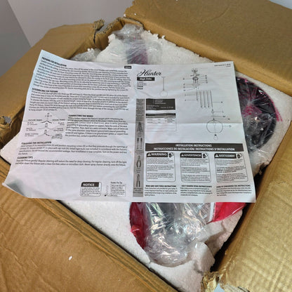 Hunter High Oaks Pendant Light Noble Bronze Finish 19558