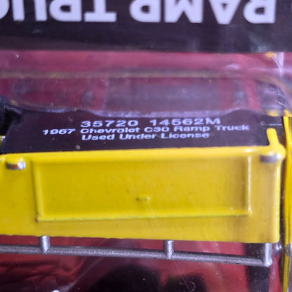 Greenlight 1967 Chevrolet C-30 Ramp Truck & 1969 Chevrolet Camaro 1:64 Scale Diecast Model