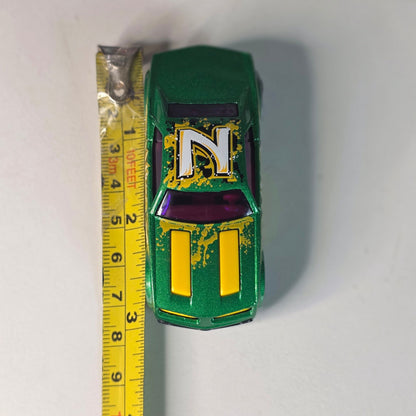 Hot Wheels Bully Goat Green Graffiti Purple Rims 2014 Loose Malaysia