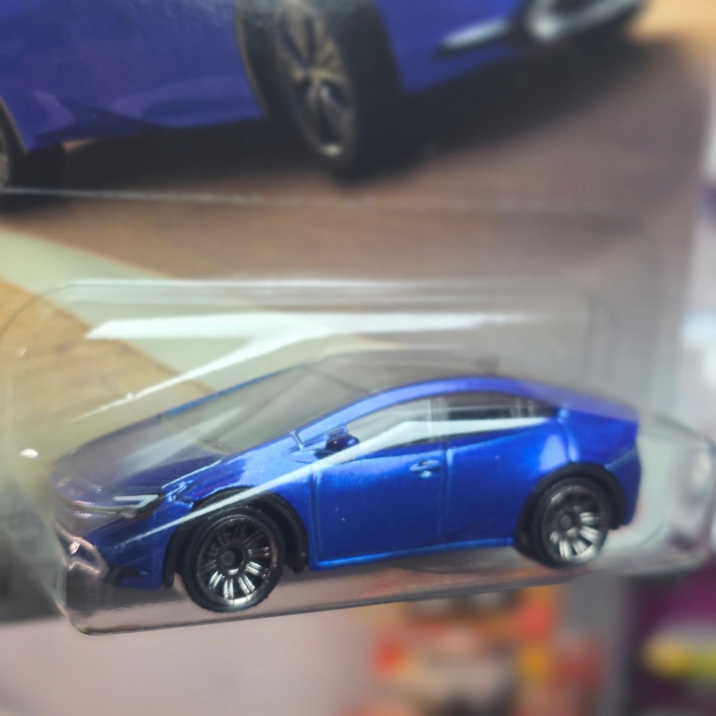 Matchbox Toyota Prius Prime 2023 Blue New On Card #41/125 MOC