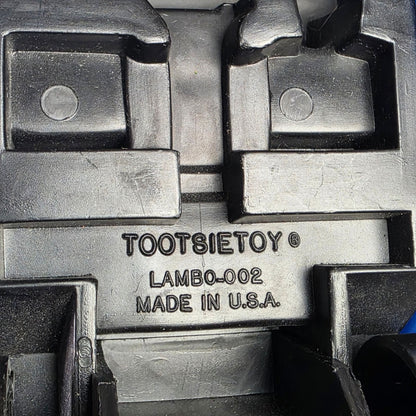 Vintage Plastic Tootsietoy Lambo 002 Toy Truck Blue