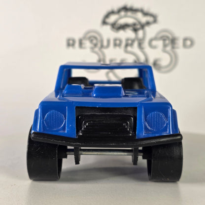 Vintage Plastic Tootsietoy Lambo 002 Toy Truck Blue
