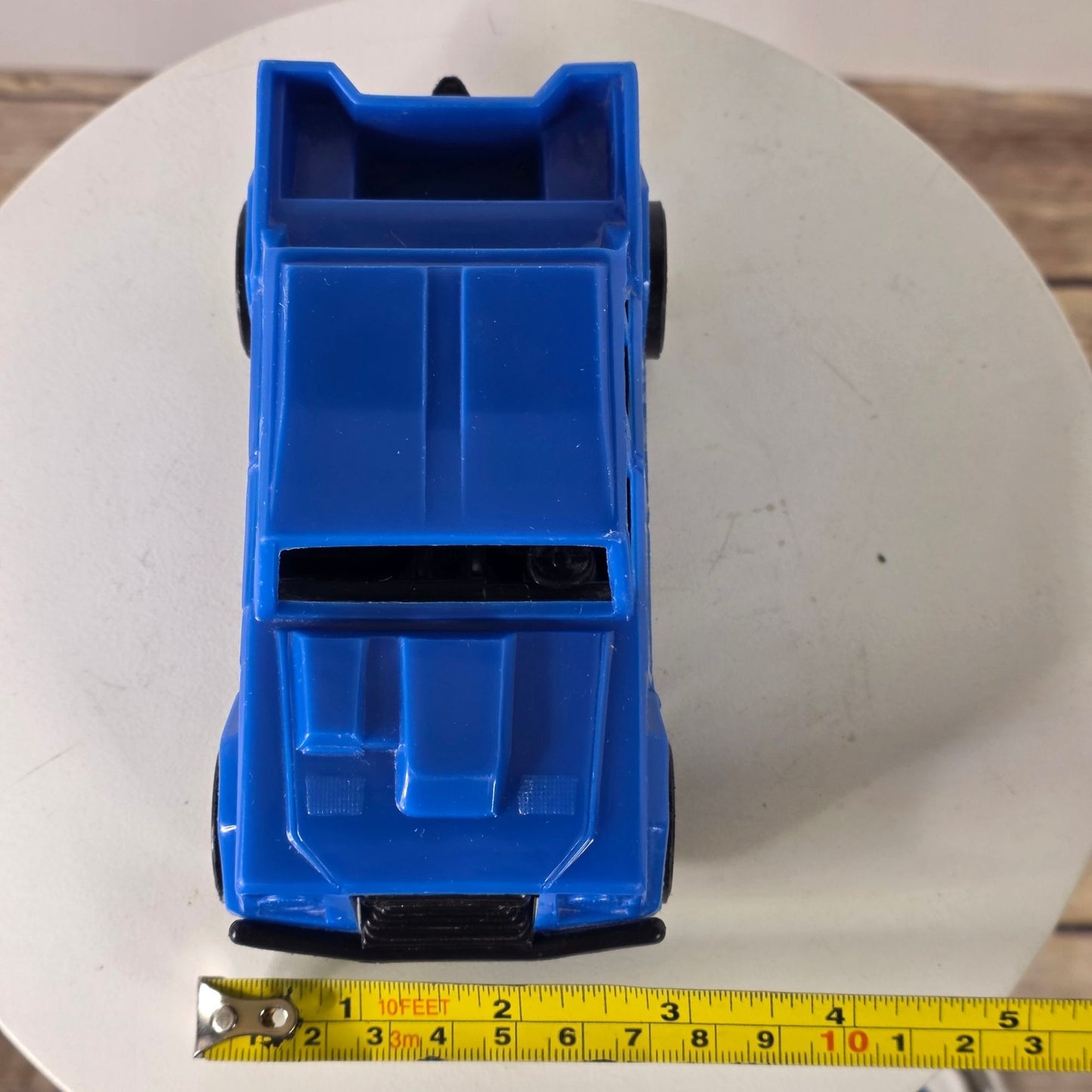 Vintage Plastic Tootsietoy Lambo 002 Toy Truck Blue