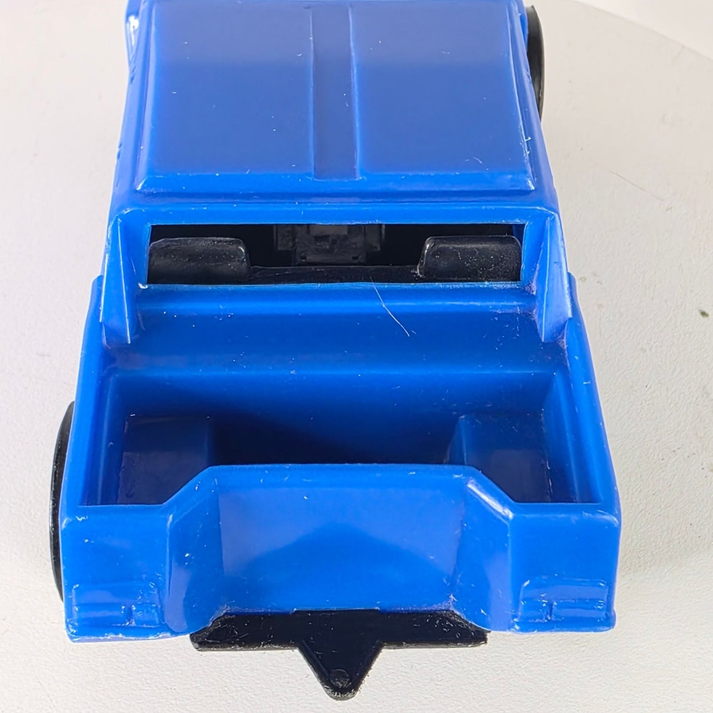 Vintage Plastic Tootsietoy Lambo 002 Toy Truck Blue