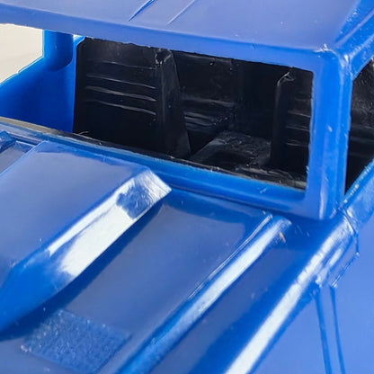 Vintage Plastic Tootsietoy Lambo 002 Toy Truck Blue