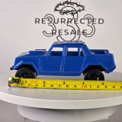 Vintage Plastic Tootsietoy Lambo 002 Toy Truck Blue
