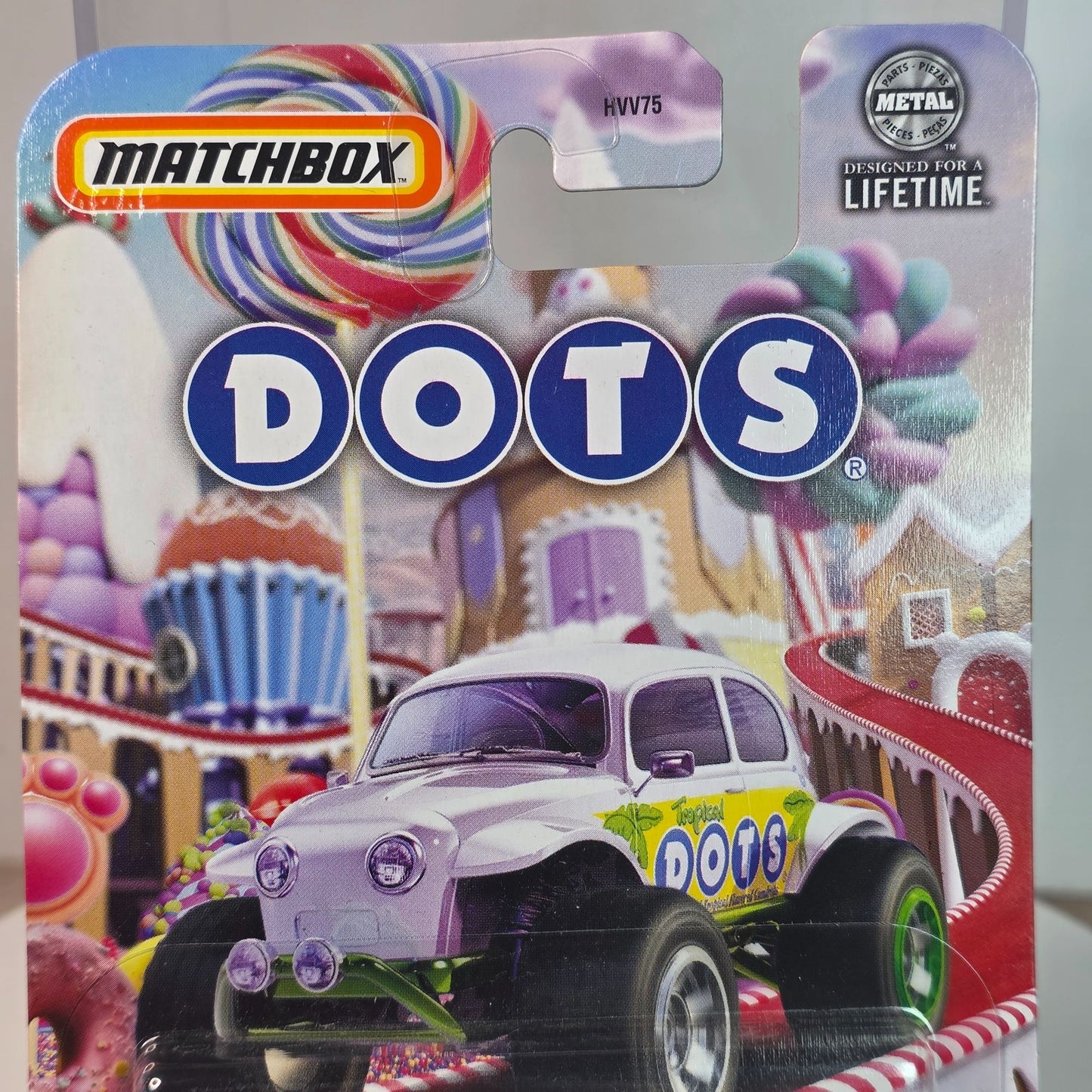 Matchbox HW75 Volkswagen Beetle 4x4 Dots Edition Diecast Toy Car