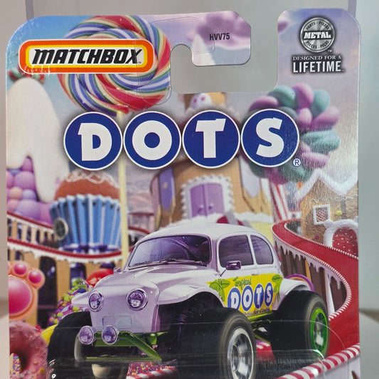 Matchbox HW75 Volkswagen Beetle 4x4 Dots Edition Diecast Toy Car