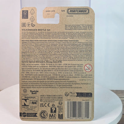 Matchbox HW75 Volkswagen Beetle 4x4 Dots Edition Diecast Toy Car