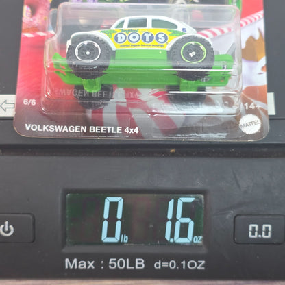 Matchbox HW75 Volkswagen Beetle 4x4 Dots Edition Diecast Toy Car