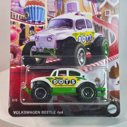 Matchbox HW75 Volkswagen Beetle 4x4 Dots Edition Diecast Toy Car