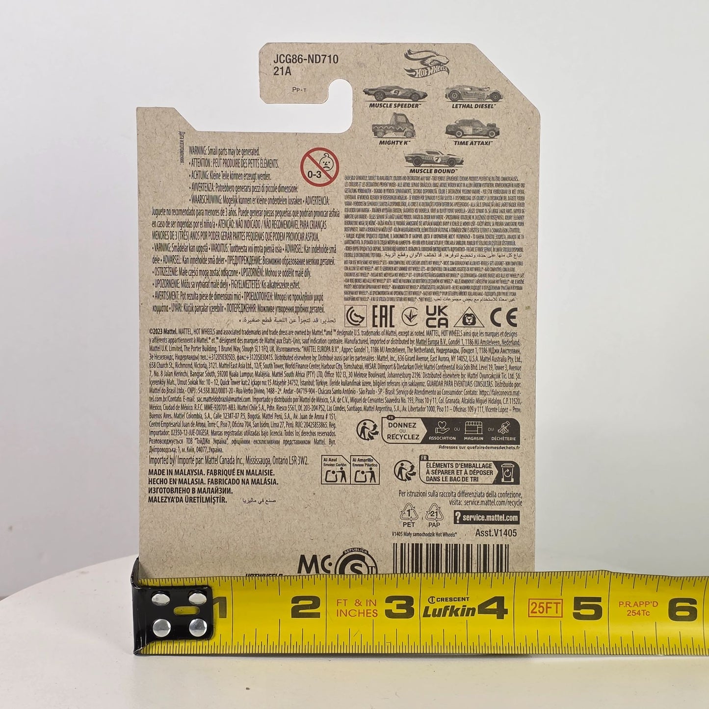 Hot Wheels Mighty K V1405 Diecast Toy Car - 3/5 Series 3+ Years