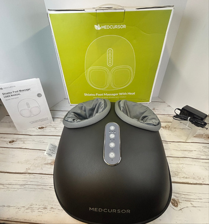 NIOB New MEDCURSOR Shiatsu Foot Massager w/Heat MDFM400 Spa Relaxation