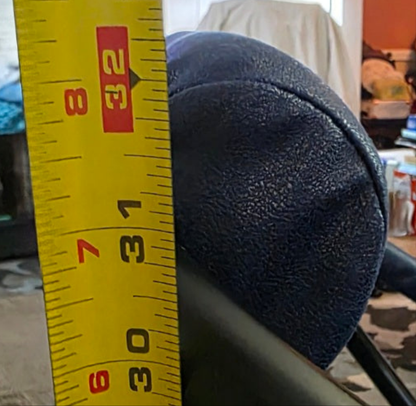 NWT New Room Essentials Collapsible Sling Chair Navy Blue 32"Hx25"Wx26"D