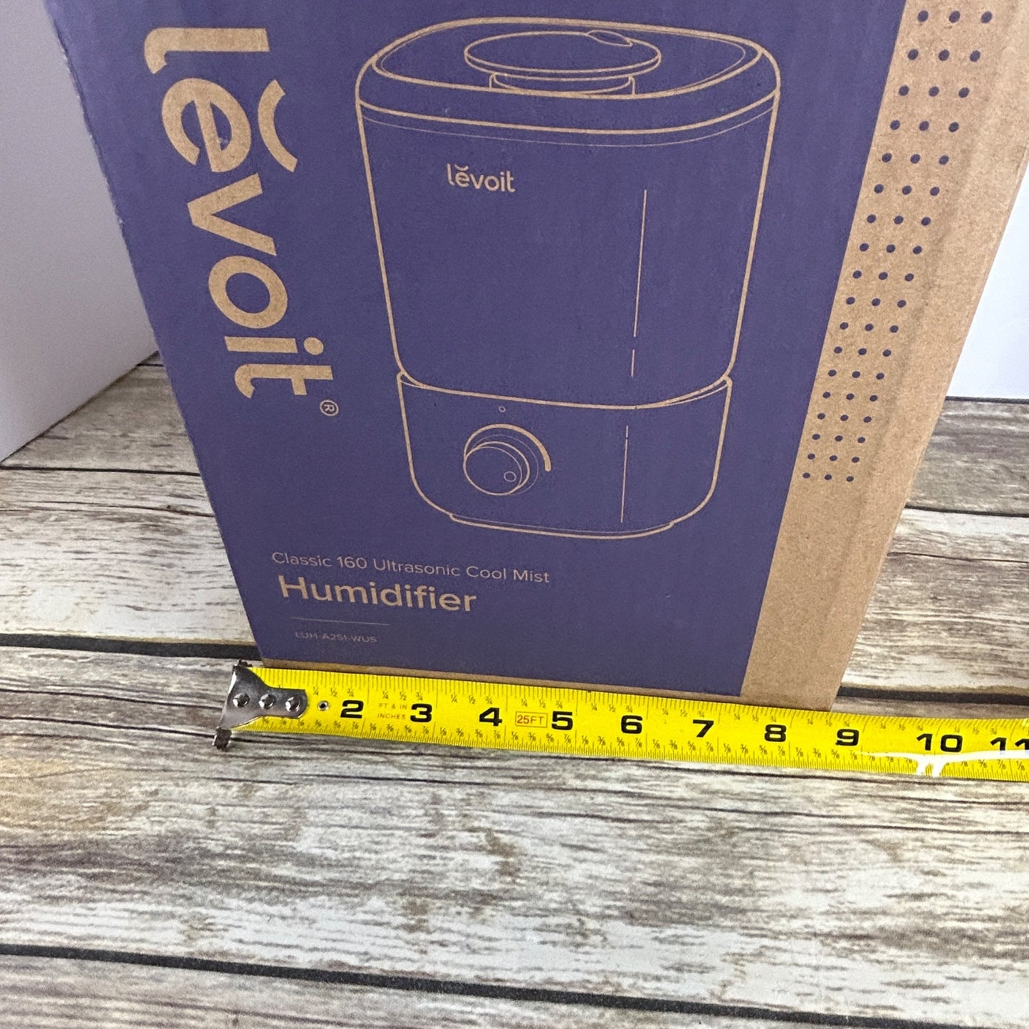 Levoit Classic 160 Ultrasonic Cool Mist Humidifier With Adjustable Knob Control - White