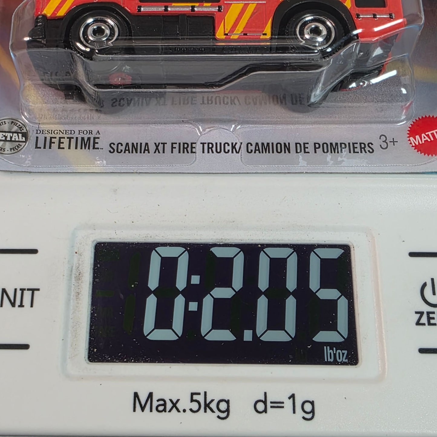 RARE Scania XT Fire Truck Matchbox 2025 #58 M Case Red Diecast NIP