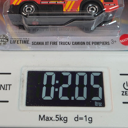 RARE Scania XT Fire Truck Matchbox 2025 #58 M Case Red Diecast NIP