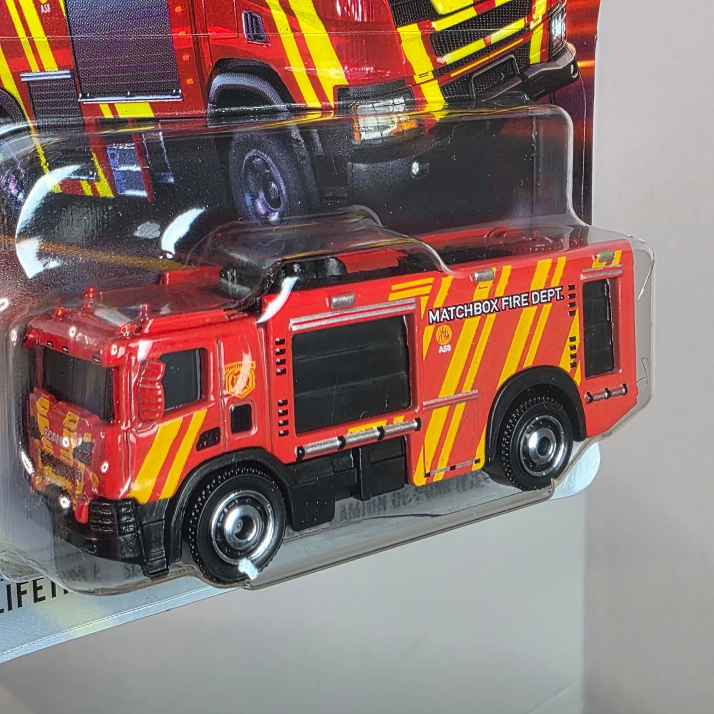 RARE Scania XT Fire Truck Matchbox 2025 #58 M Case Red Diecast NIP