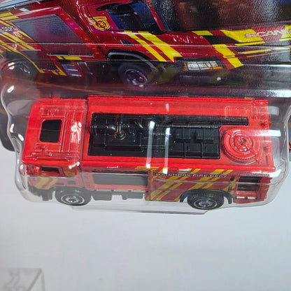 RARE Scania XT Fire Truck Matchbox 2025 #58 M Case Red Diecast NIP