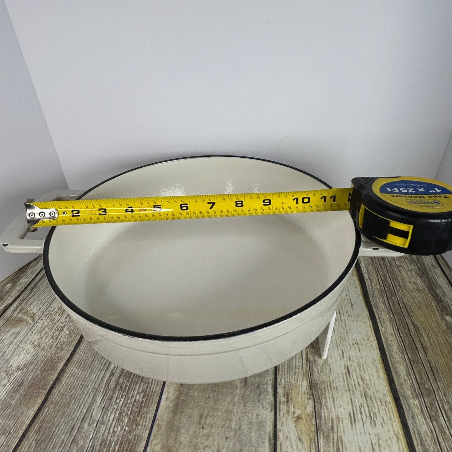 Figment 3.5 Qt Enamel Braiser Cream Cast Iron Cookware Without Lid