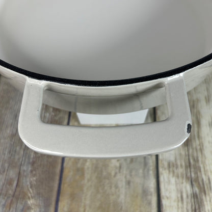 Figment 3.5 Qt Enamel Braiser Cream Cast Iron Cookware Without Lid