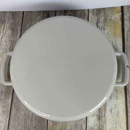 Figment 3.5 Qt Enamel Braiser Cream Cast Iron Cookware Without Lid