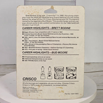 Ertl Crisco Racing Die-Cast Metal Replica No. 15 1/64 Scale Collectible Car In Original Packaging