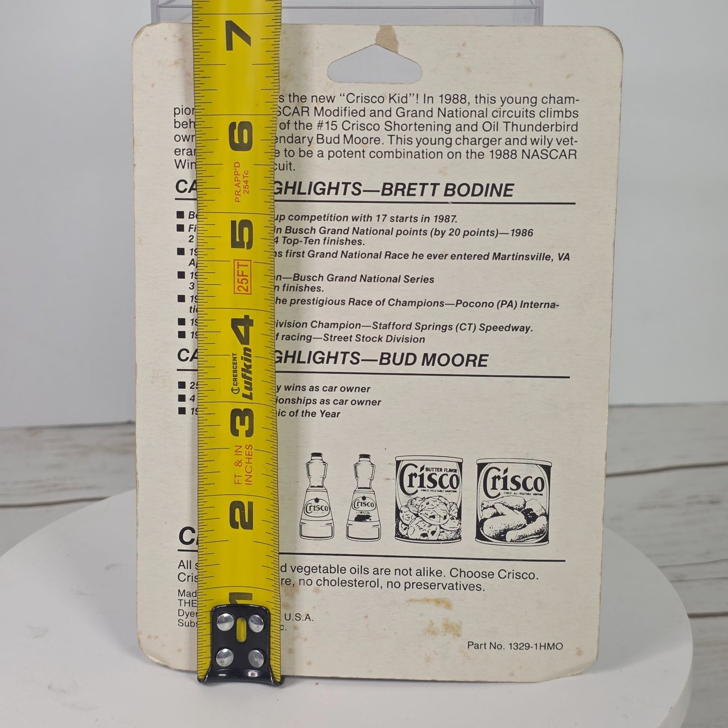 Ertl Crisco Racing Die-Cast Metal Replica No. 15 1/64 Scale Collectible Car In Original Packaging