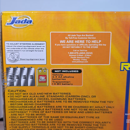 2006 Chevy Camaro Concept Radio Control Car 1:24 Scale Jada Toys Bigtime Muscle Yellow